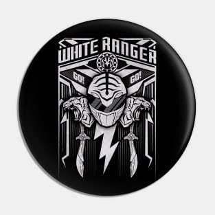 White Ranger Pin