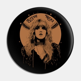 Stevie Nicks Fanart Pin