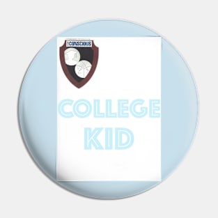 COLLEGE KID.SKY BLUE Pin