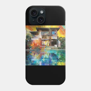 Modern House Collage Phone Case