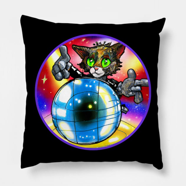 HOCUS POCUS CAT  Psychic Pillow by EmoteYourself