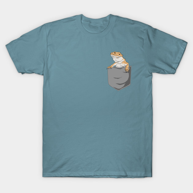 Disover Bearded Dragon Pocket Funny Bearded Dragon Gift - Bearded Dragon Pocket - T-Shirt