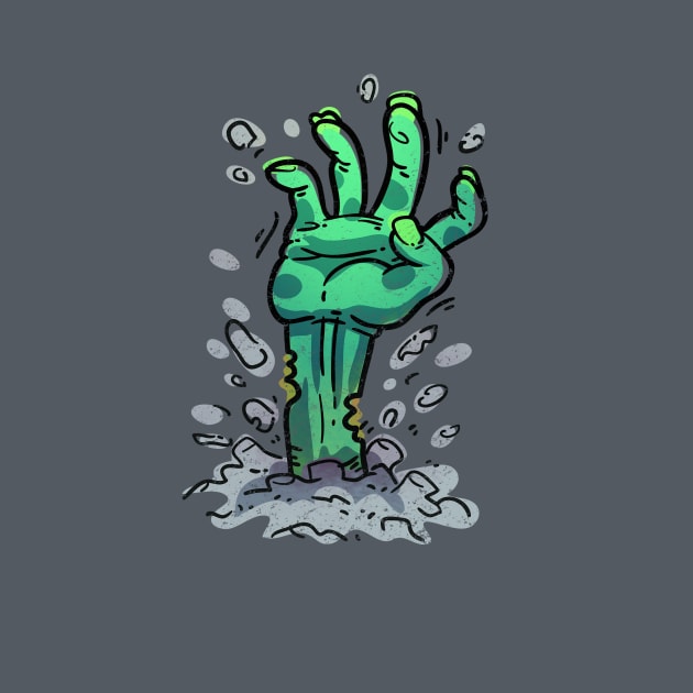 Cartoon Zombie Hand by Voysla