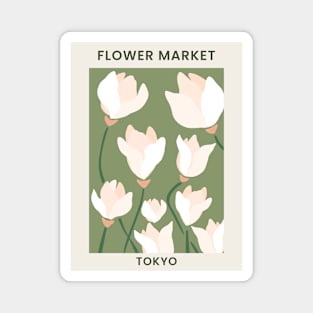 Flower Market Tokyo Botanical Design Magnet