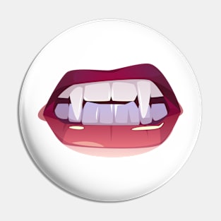 Halloween, Mouth Design Pin