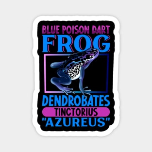 Blue Poison Dart Frog Magnet