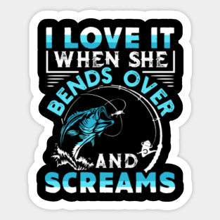 Love Fishing Stickers Teepublic Au