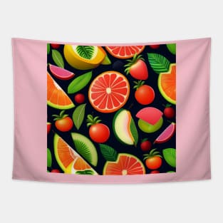 Strawberry Orange Tapestry