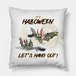 Cute Halloween Bats Pillow