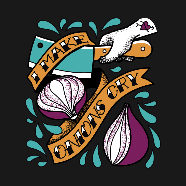 Vintage Tattoo // I Make Onions Cry by SLAG_Creative