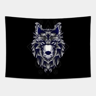 alpha wolf Tapestry