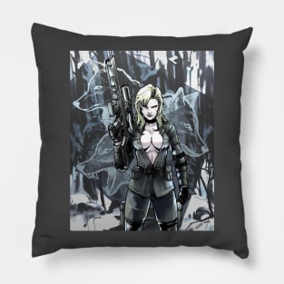 Sniper wolf Pillow