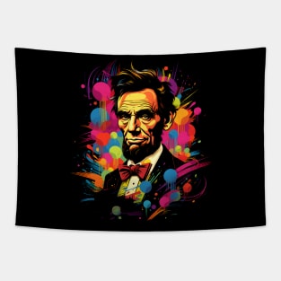 Pop Art Abe Tapestry