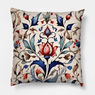 Ottoman Pattern on Cream Pillow