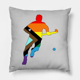 Field Hockey2: Queer Pride Pillow