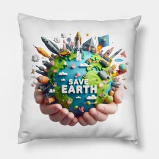 save earth Pillow