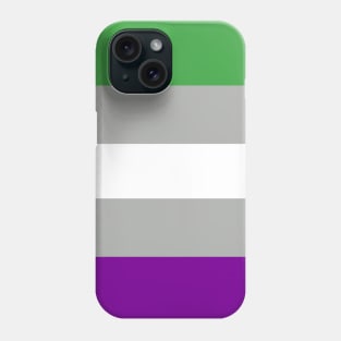 grey aroace Phone Case