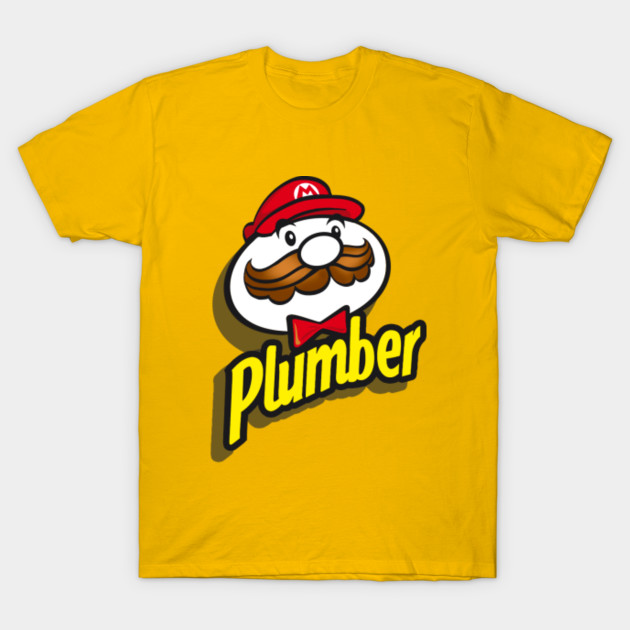 PLUMBER CHIPS! - Pringles Logo Super Mario - T-Shirt | TeePublic