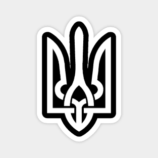 Ukraine Armour Black Original Center Magnet