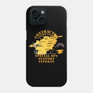 Contractor - Special Ops Support Veteran - Afghanistan Phone Case