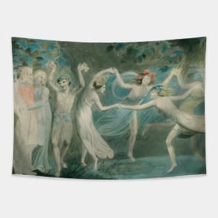 William Blake painting of fairies in A Midsummer Night's Dream Tapestry