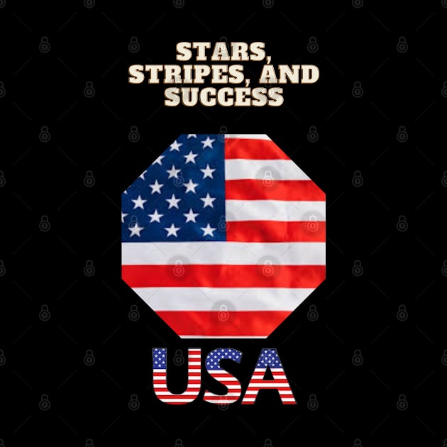 Stars, Stripes, and Success by Art Enthusiast