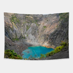 Irazu Volcano Crater Lake, Costa Rica Tapestry