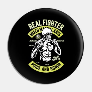 Skull Fighter Pin