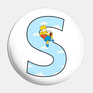 Simpsons letter Pin