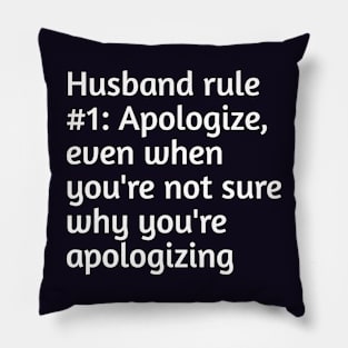 Funny husband humour Pillow