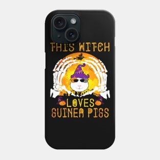 This Witch Loves Guinea Pigs Halloween (102) Phone Case