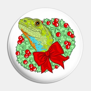 Lizard Be Merry Christmas Pin