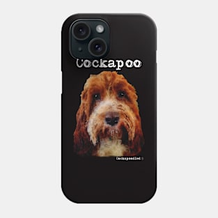 Red and White Cockapoo / Spoodle and Doodle Dog Phone Case