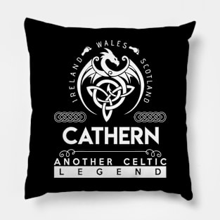 Cathern Name T Shirt - Another Celtic Legend Cathern Dragon Gift Item Pillow