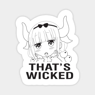 Kanna "That's Wicked" (White) Magnet