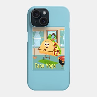 Taco Yoga Standing Tree Pose Phone Case