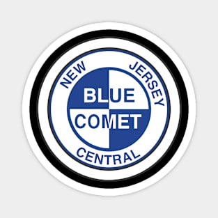 Blue Comet New Jersey Train Railroad Magnet