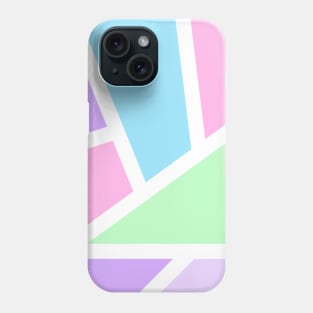 Pastel Color Blocking Phone Case