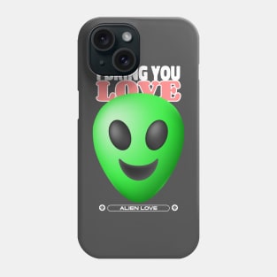 Alien Love Party Rave Phone Case