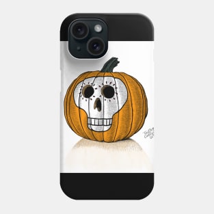 Pumpkin Skull Phone Case