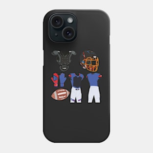 American Football Accessories Stickers Phone Case