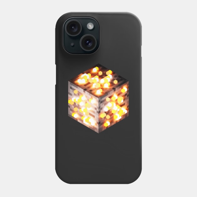 Block Iron Ore 3D Phone Case by Arkal