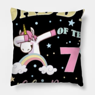 Daddy Of The 7th Birthday Princess Pillow