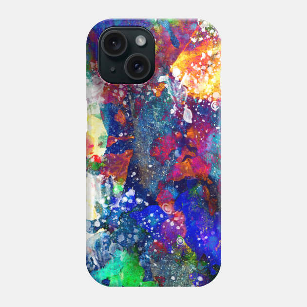 Artsy Blue Phone Case by FunFamilyGifts