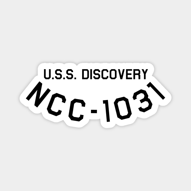 Ship Registry: USS Discovery (NCC-1031) Magnet by Starkiller1701