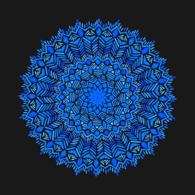 Blue Mandala | Giant snowflake by foxeyedaisy