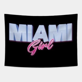 Miami Girl Tapestry