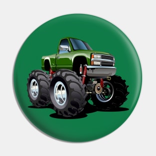 Cartoon monster truck Pin