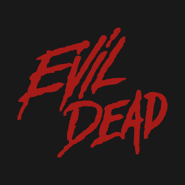 Evil dead horror lettering by HeichousArt