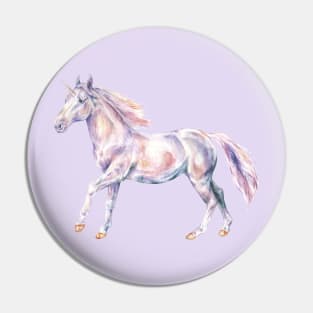 Watercolor Unicorn Pin